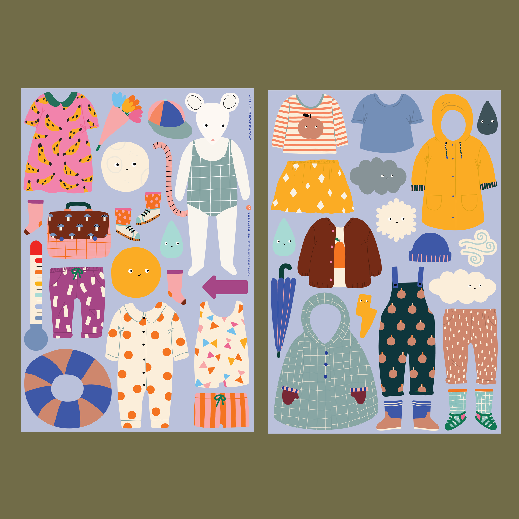 Magnetisches Spiel Ich kleide mich