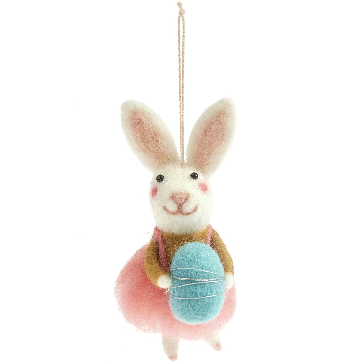 Aufhänger Filz Hase mit Osterei