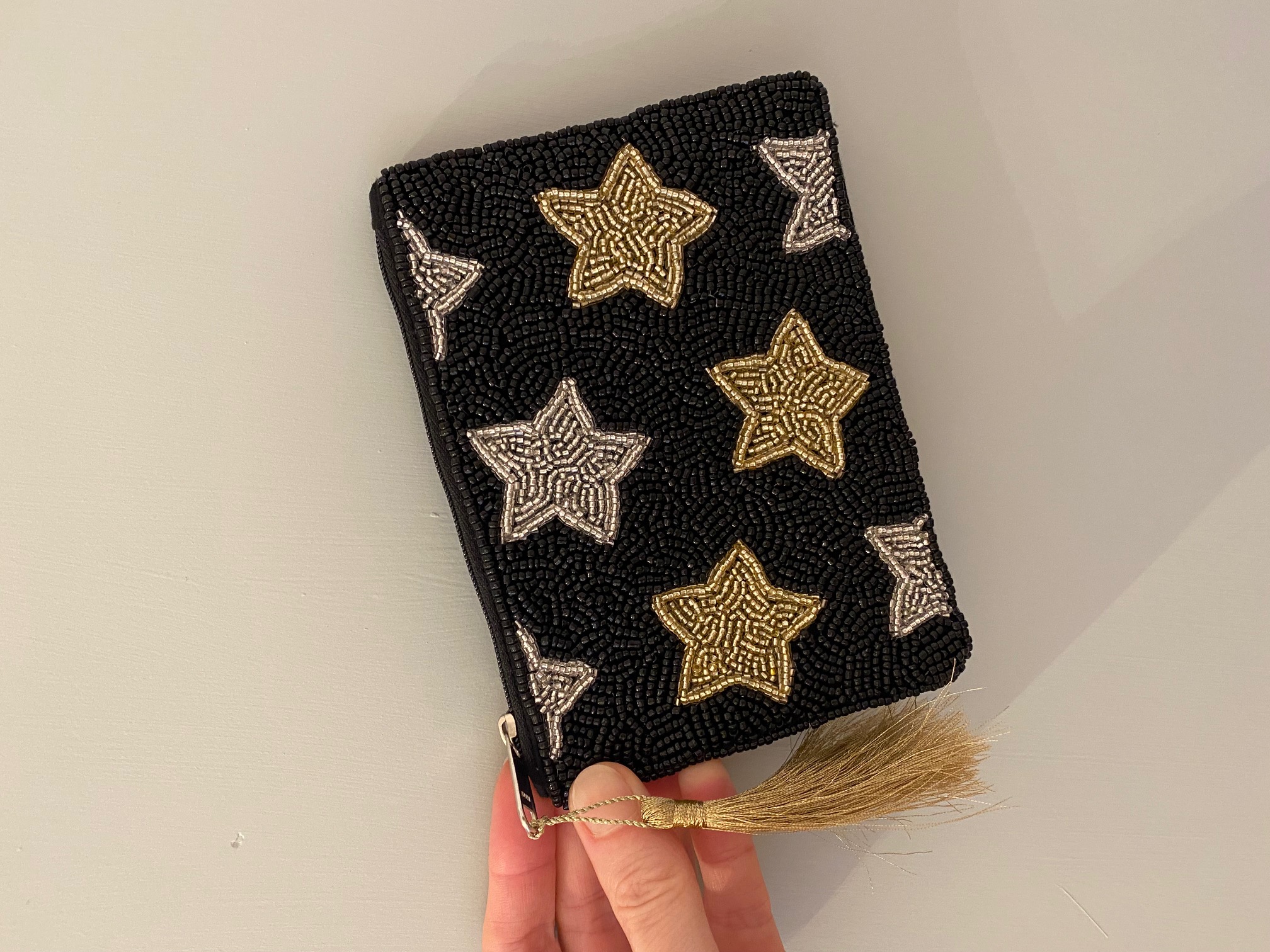 Etui mit Perlen Sterne