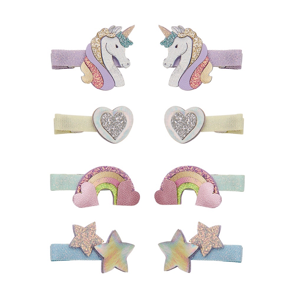 Mini Einhorn Clips