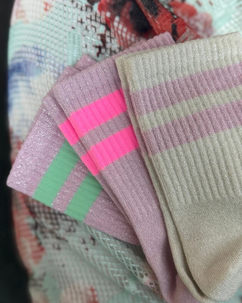 Sneaker Socken Starlight Glitzer Größe 35-38
