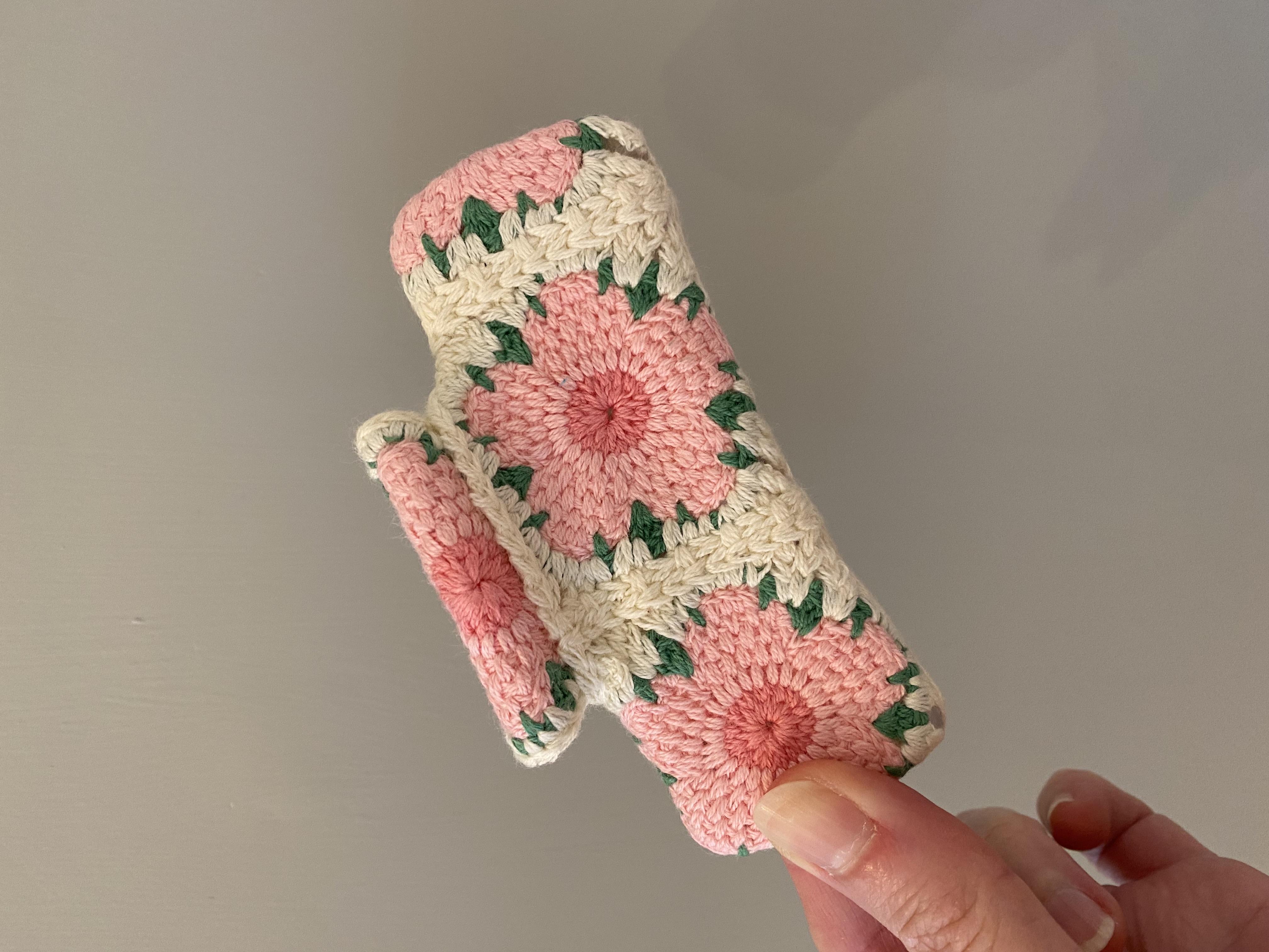 Haarklammer Häkel Design