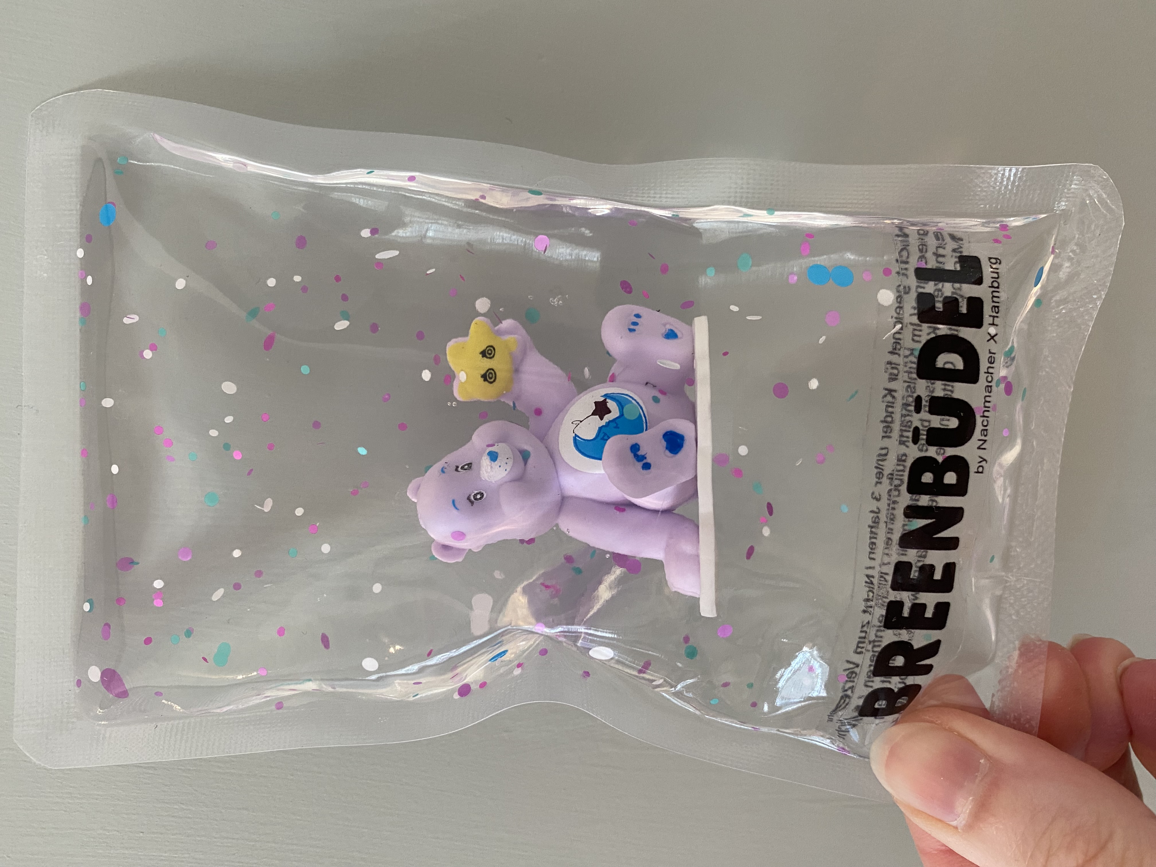 Kühlkissen Glücksbärchie lila
