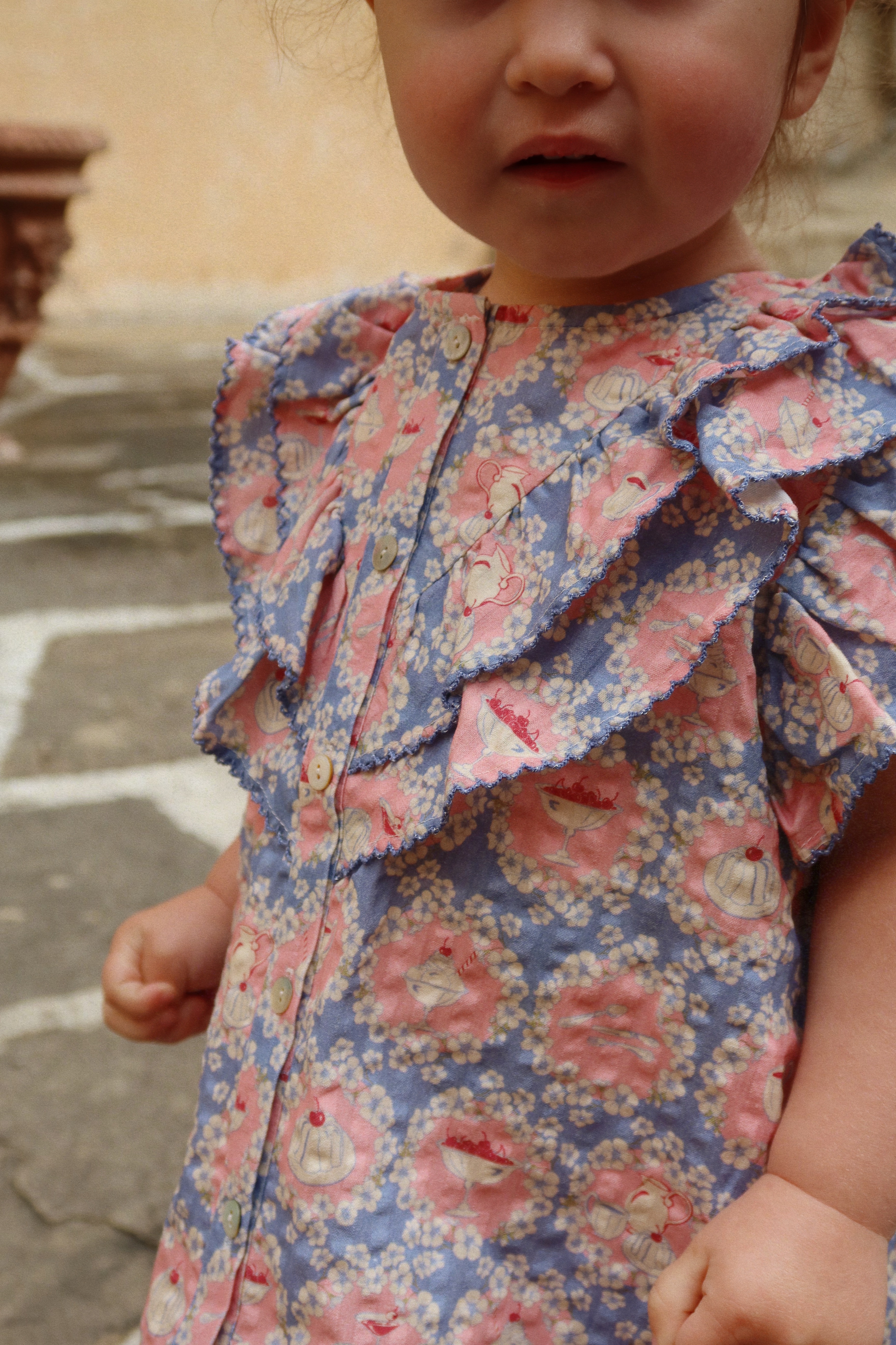 Kim Bluse snack time 7-8 Jahre