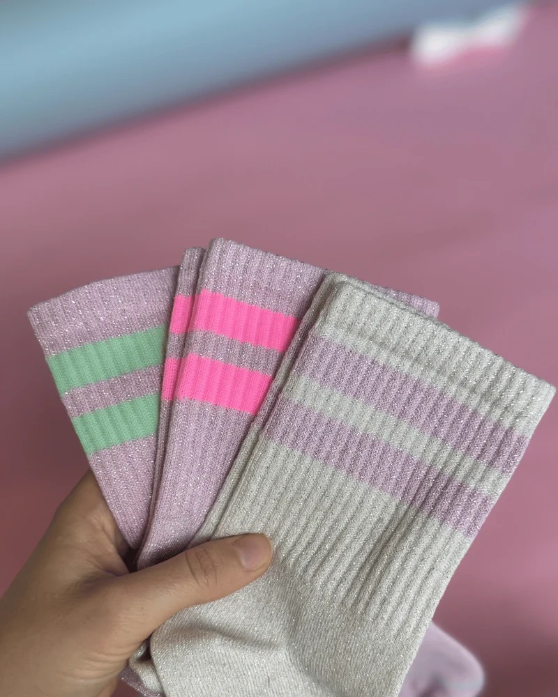 Sneaker Socken Starlight Glitzer Größe 35-38