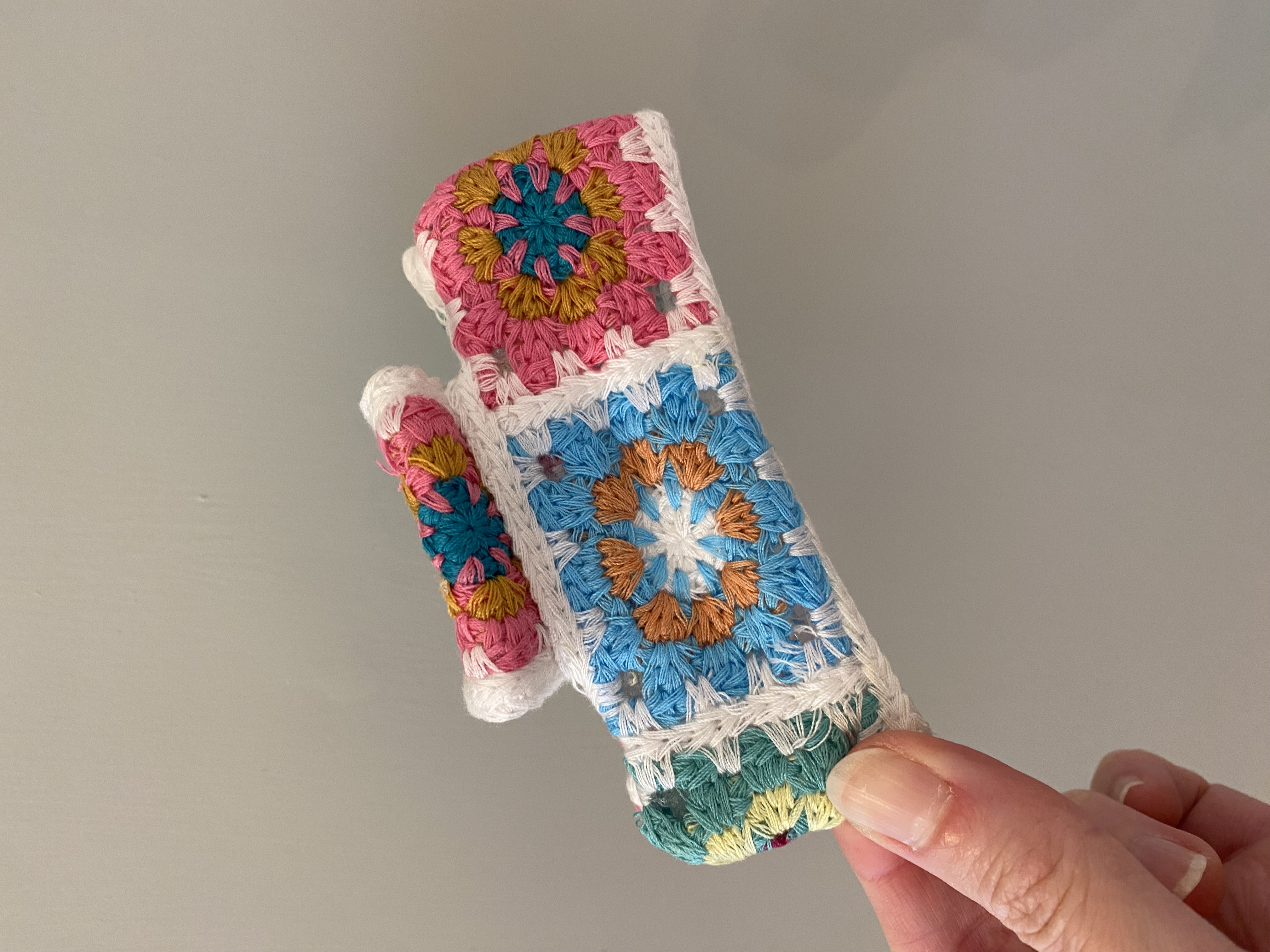 Haarklammer Häkel Design
