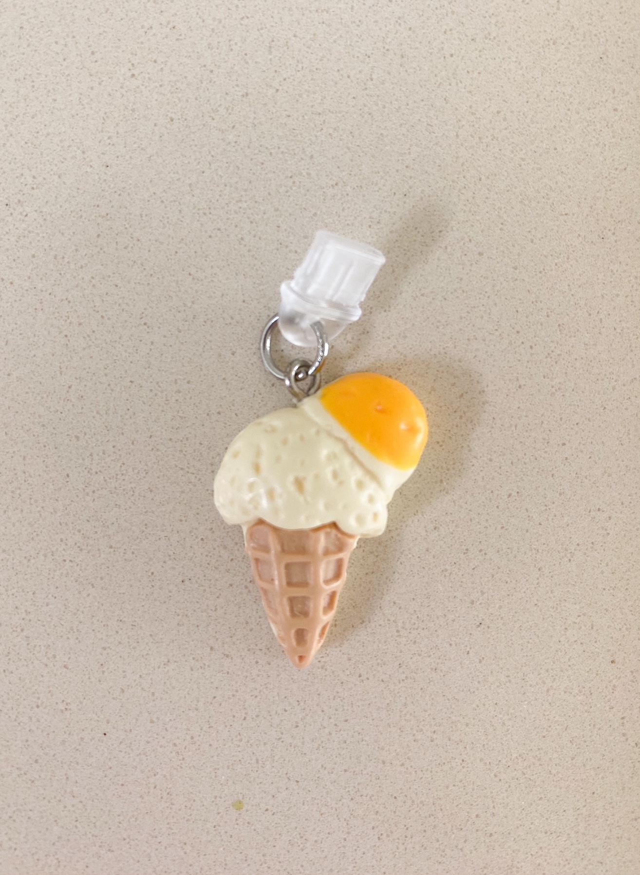 Android Anhänger Eis gelb