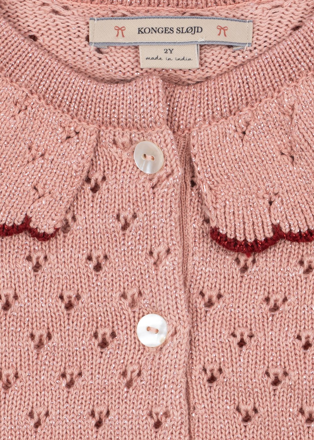 Holiday Cardigan mellow rose 6 Jahre