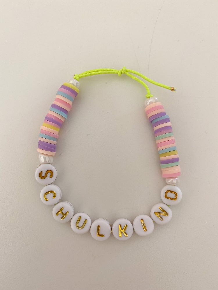 Armband SCHULKIND pastell 2
