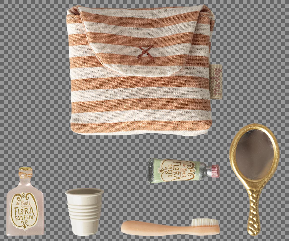 Zahnbürsten Set in Tasche Maus