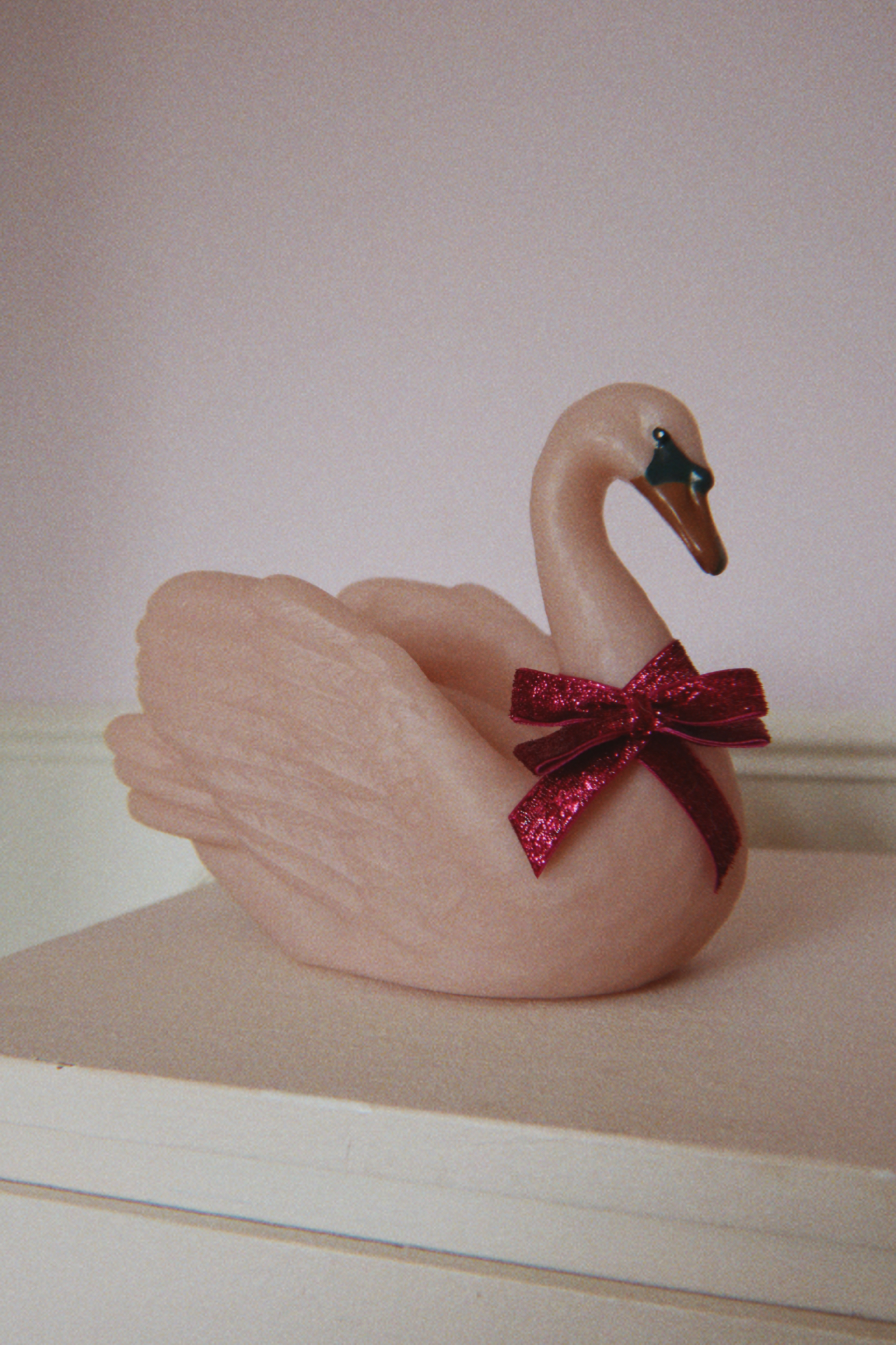 Schwan Lampe pink