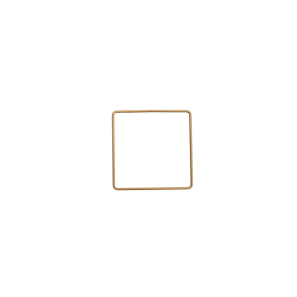 Metallring Quadrat gold 10 cm