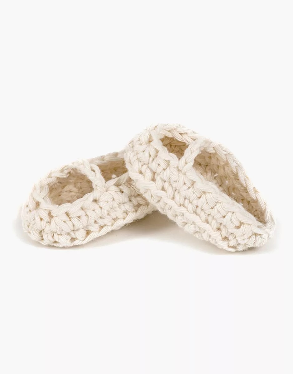 Handmade Ballerinaschuhe weiß