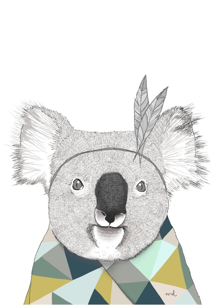A6 Karte Koala