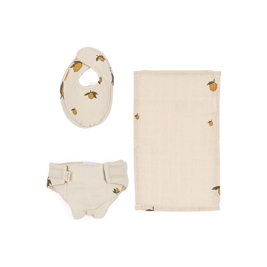Puppen Wickel Set lemon
