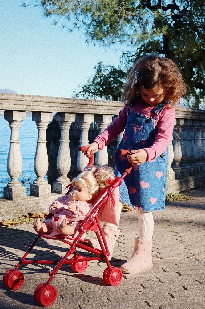 Jeanskleid mit Herzen 5-6 Jahre      