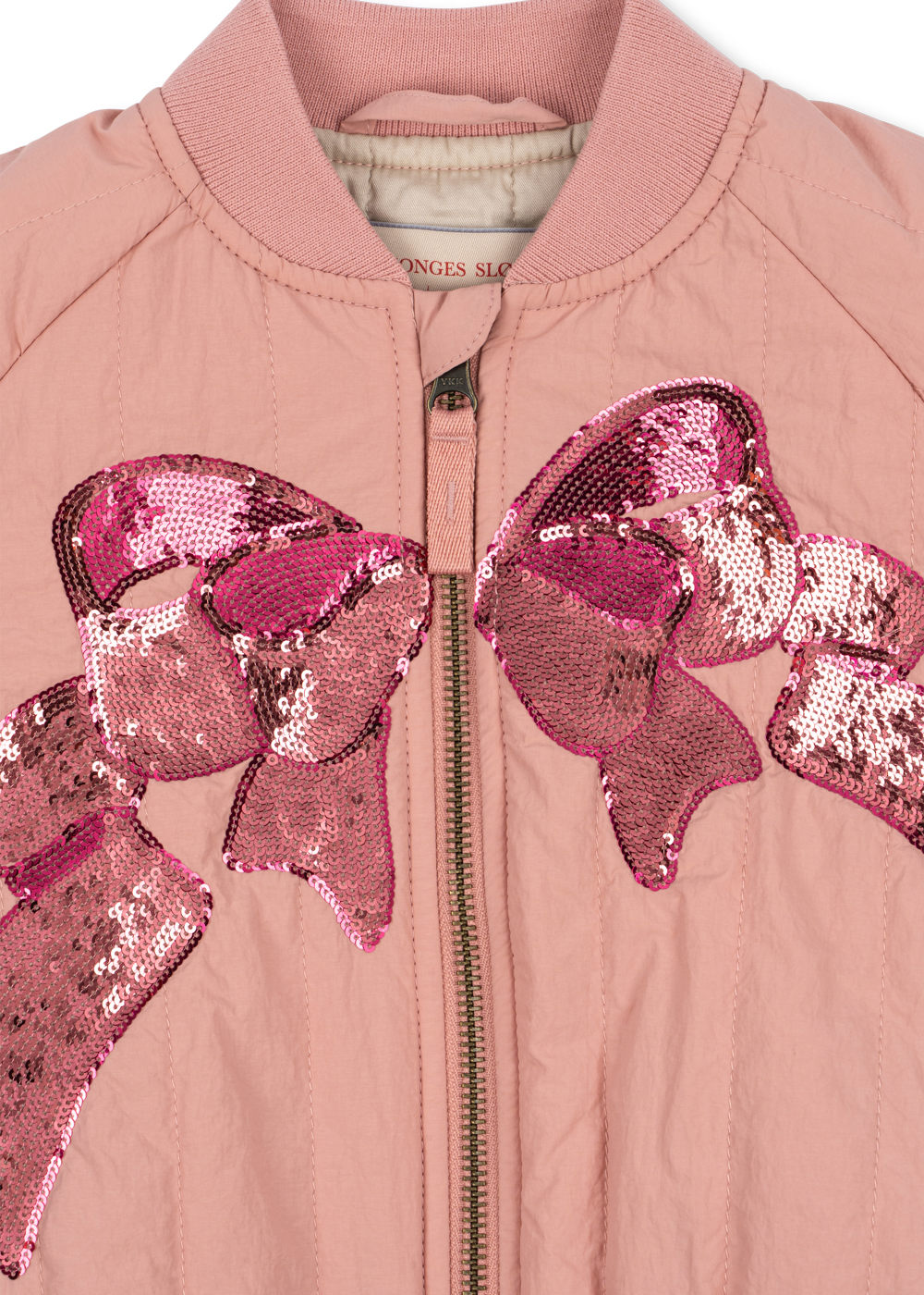 Juno Pailletten Bomber Jacke Bow rosette 5 Jahre