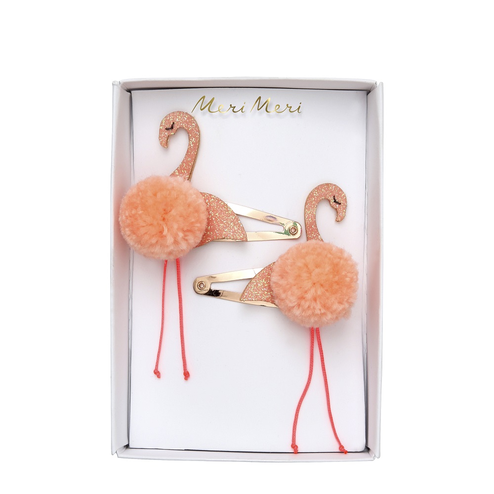 Haarspange Flamingo