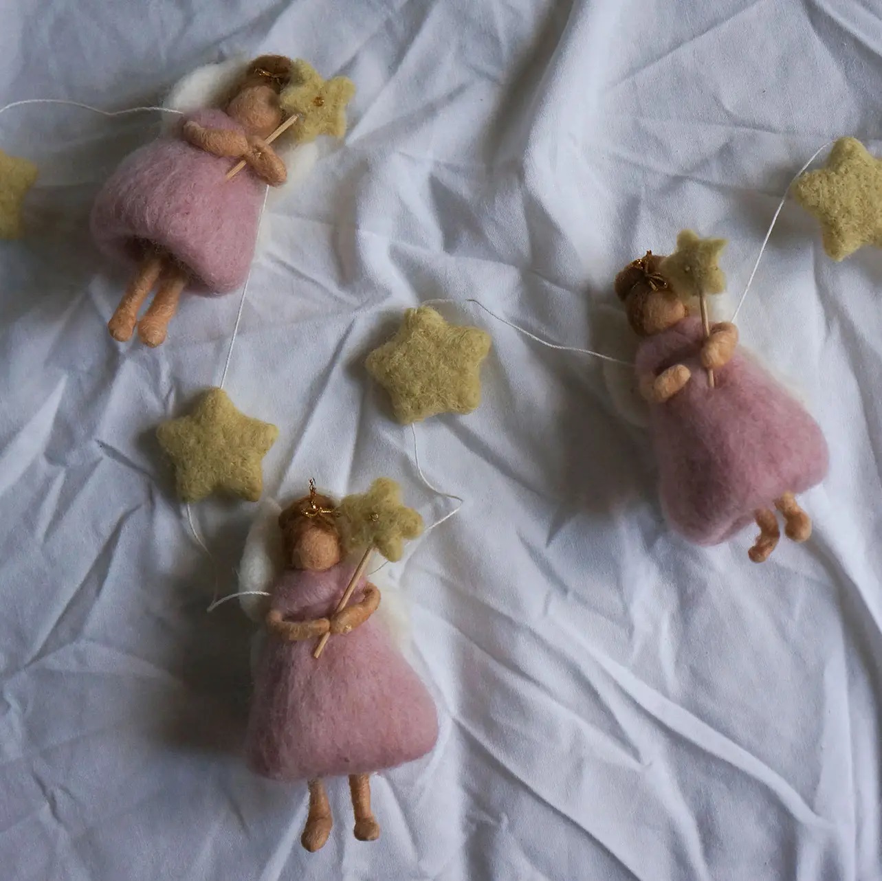Girlande Fairy pink