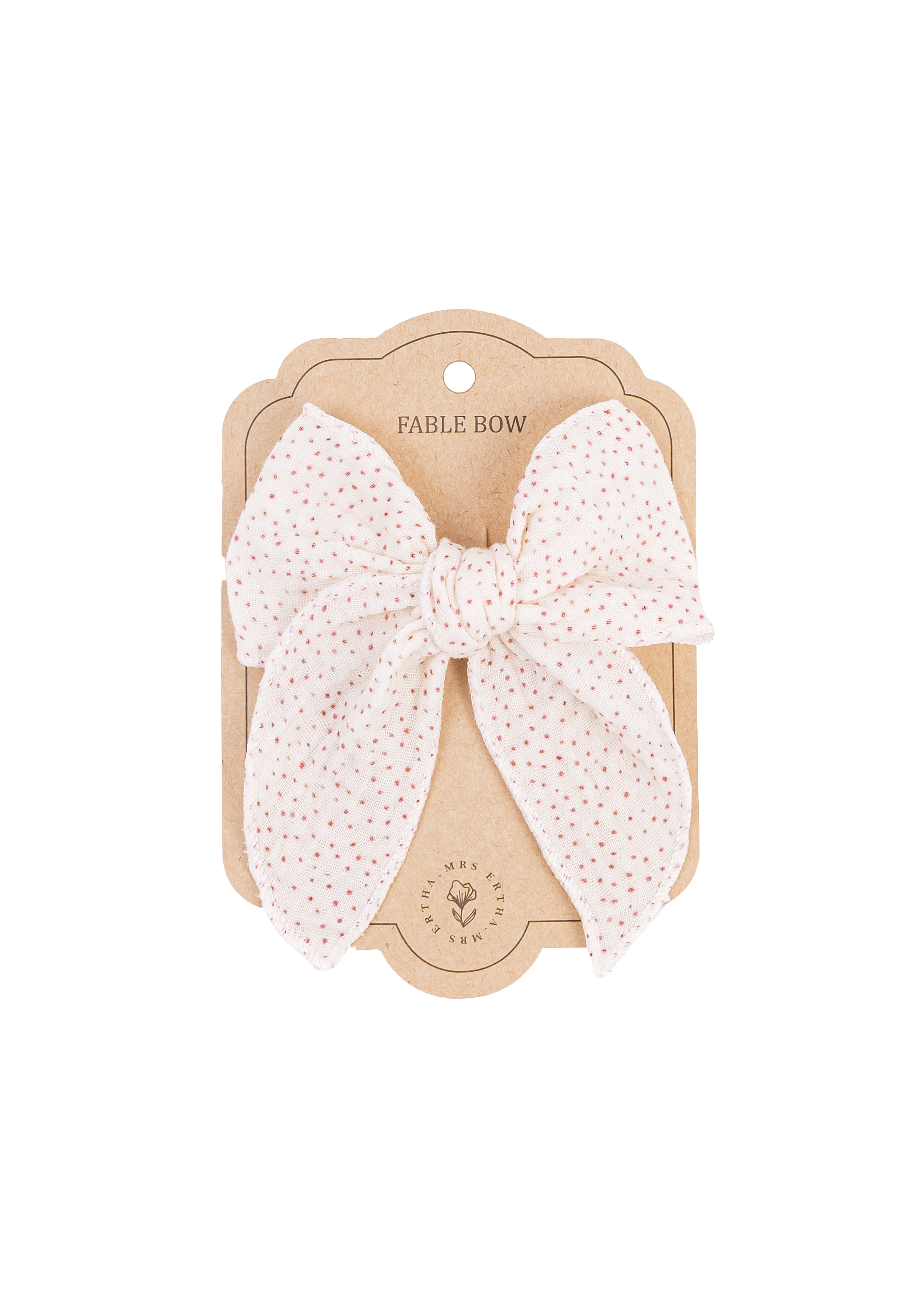 Haarclip Schleife dots