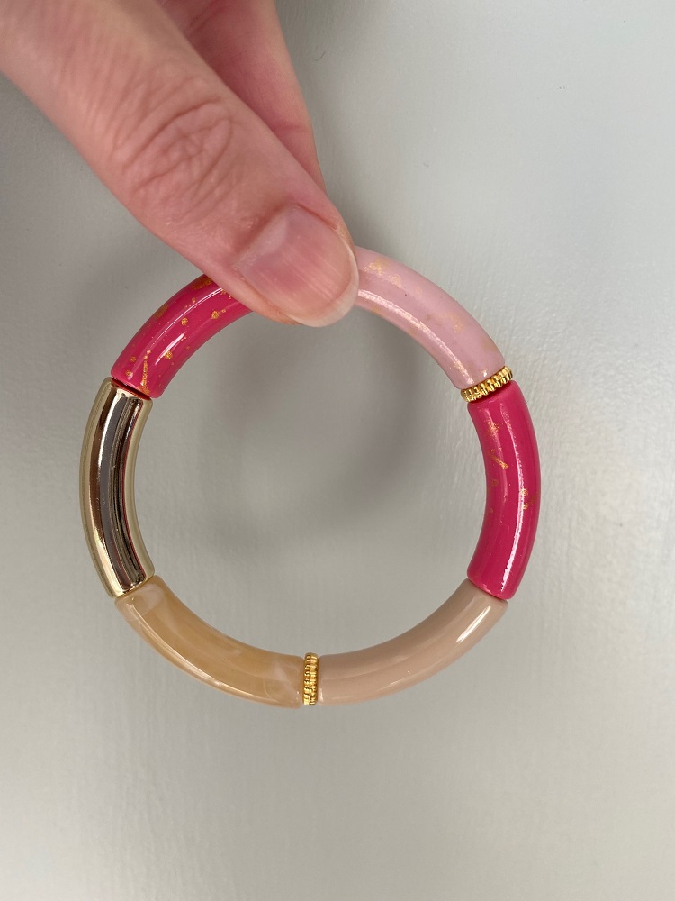 Armband Tube Perlen schmal