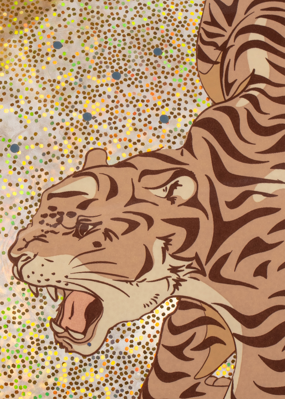 Glitter Jump Ball tiger