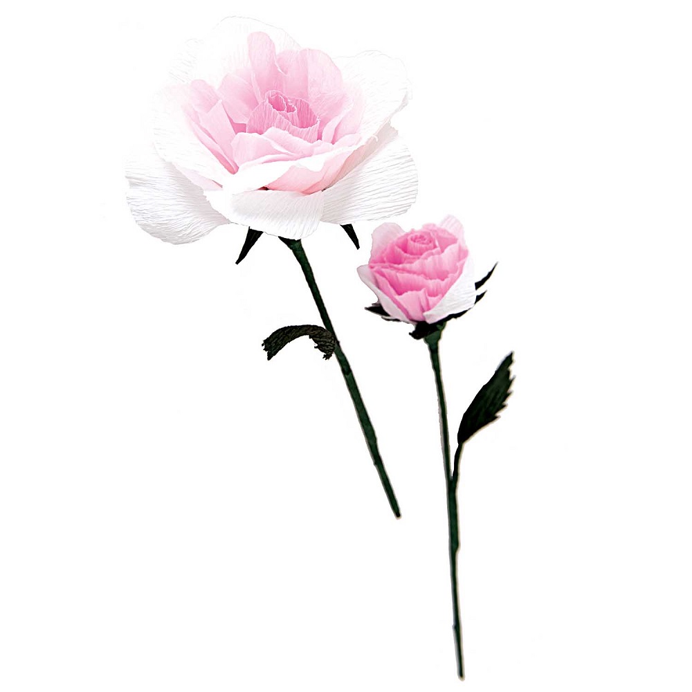 DIY Papierblumen Rose