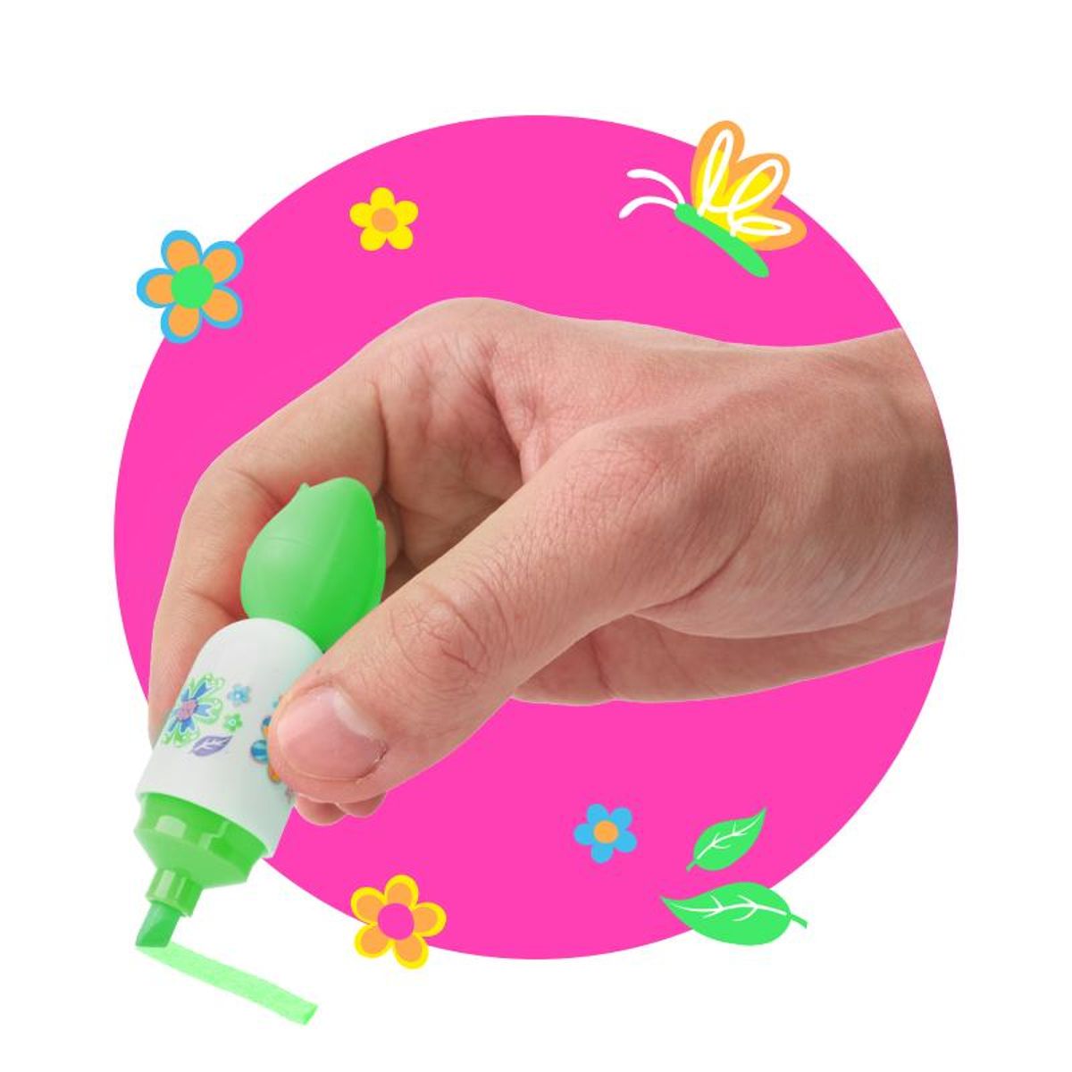 Highlighter Stifte Blume Set
