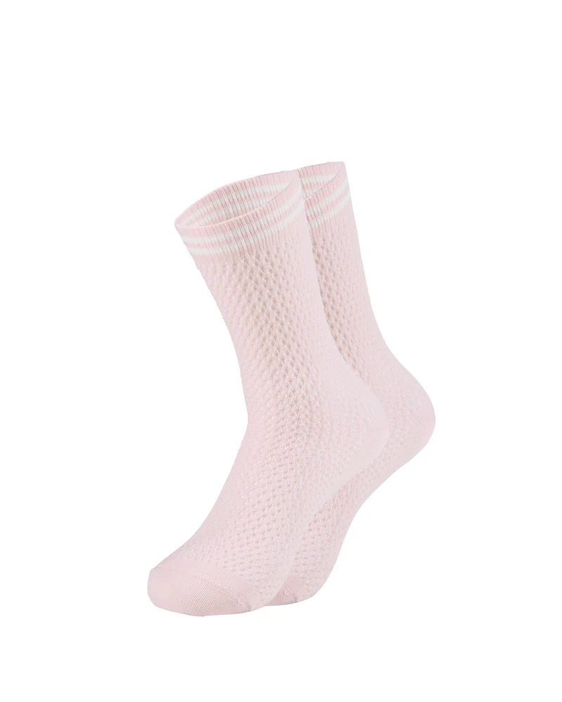 Netzsocken rosa Größe M (39-43)