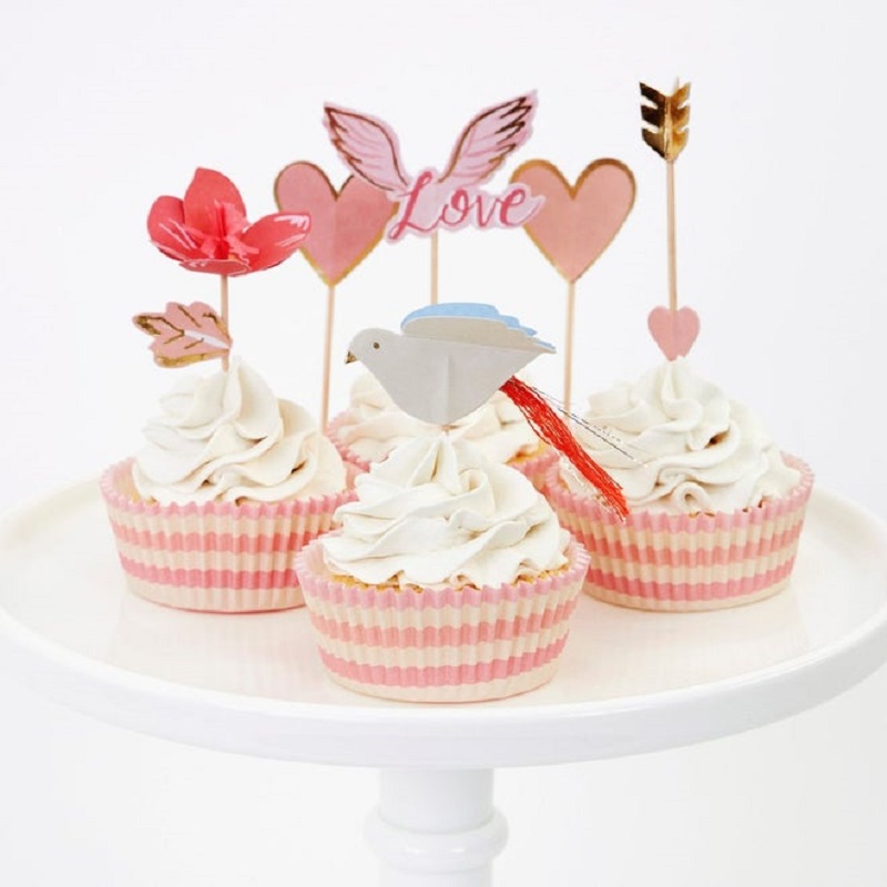 Valentin Cupcake-Set