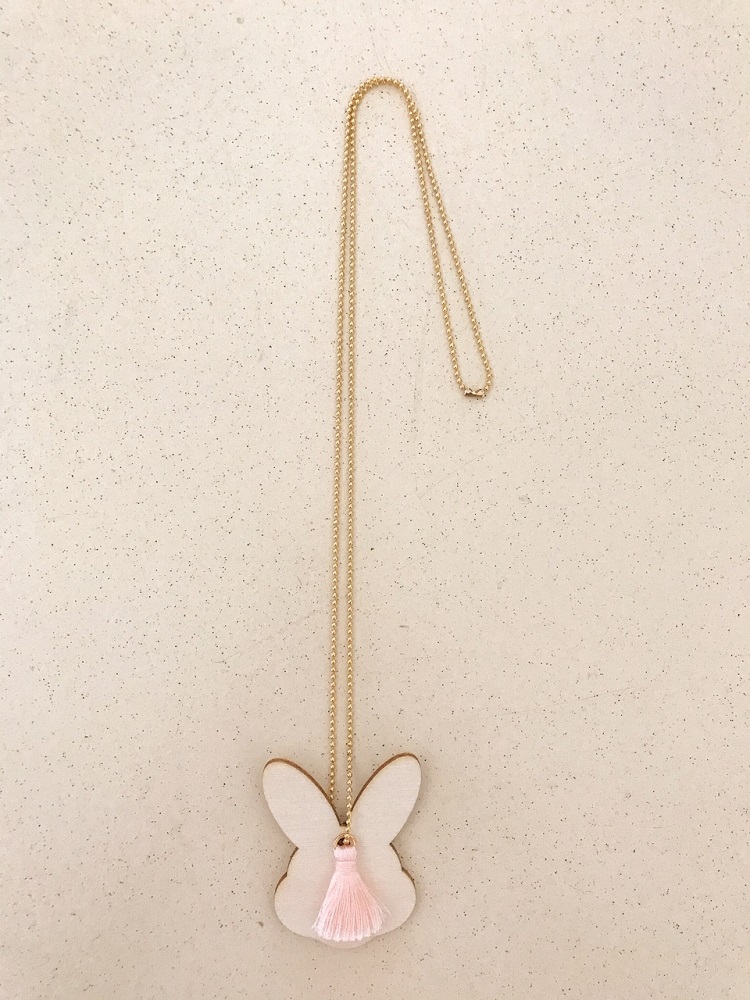 Kette Hase aus Holz