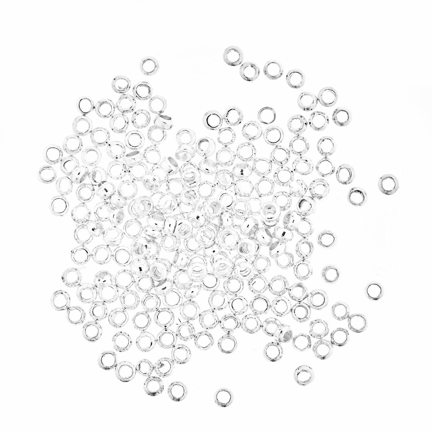 Quetschperle silber 2 mm 200 Stk