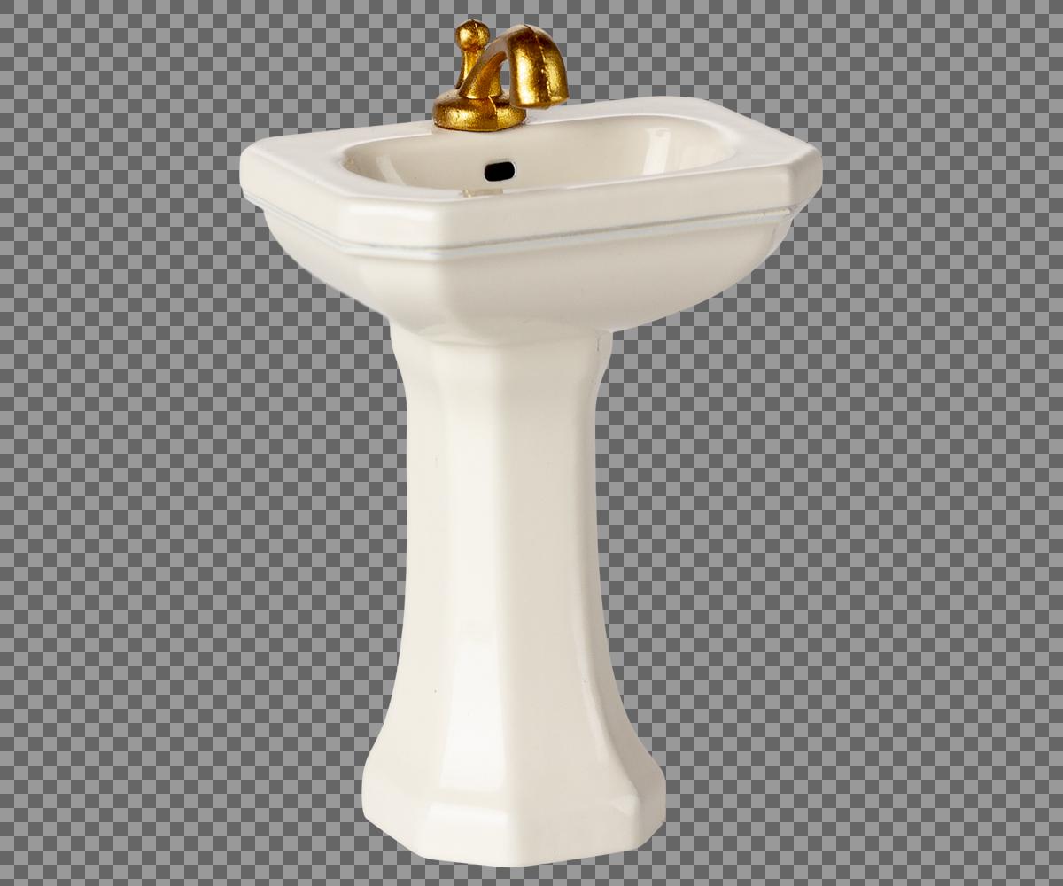 Waschbecken Maus creme