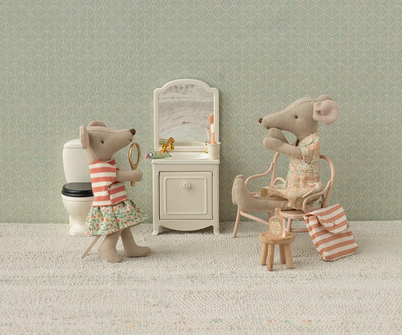 Dreirad Maus Große Schwester grün