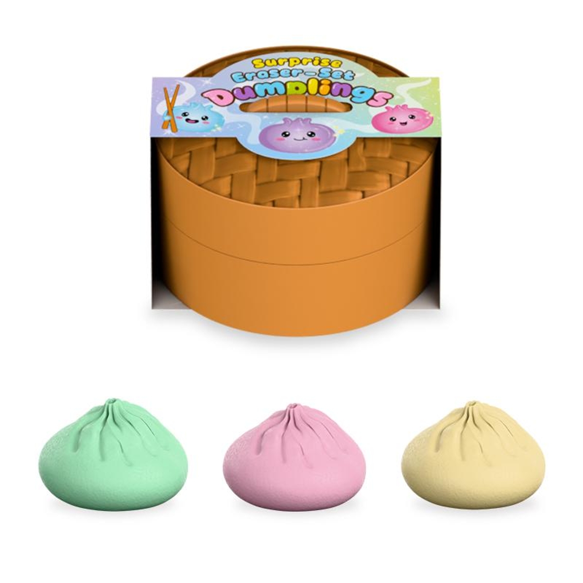 Radierer Dumpling 3er Set