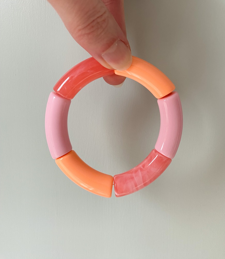 Armband Tube Perlen breit