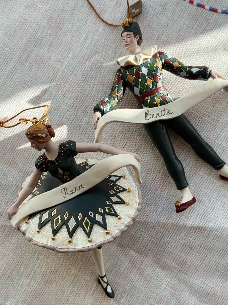 Weihnachts Anhänger Harlekin Ballerina
