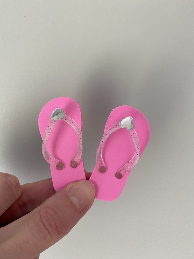 Radierer Flip Flops pink
