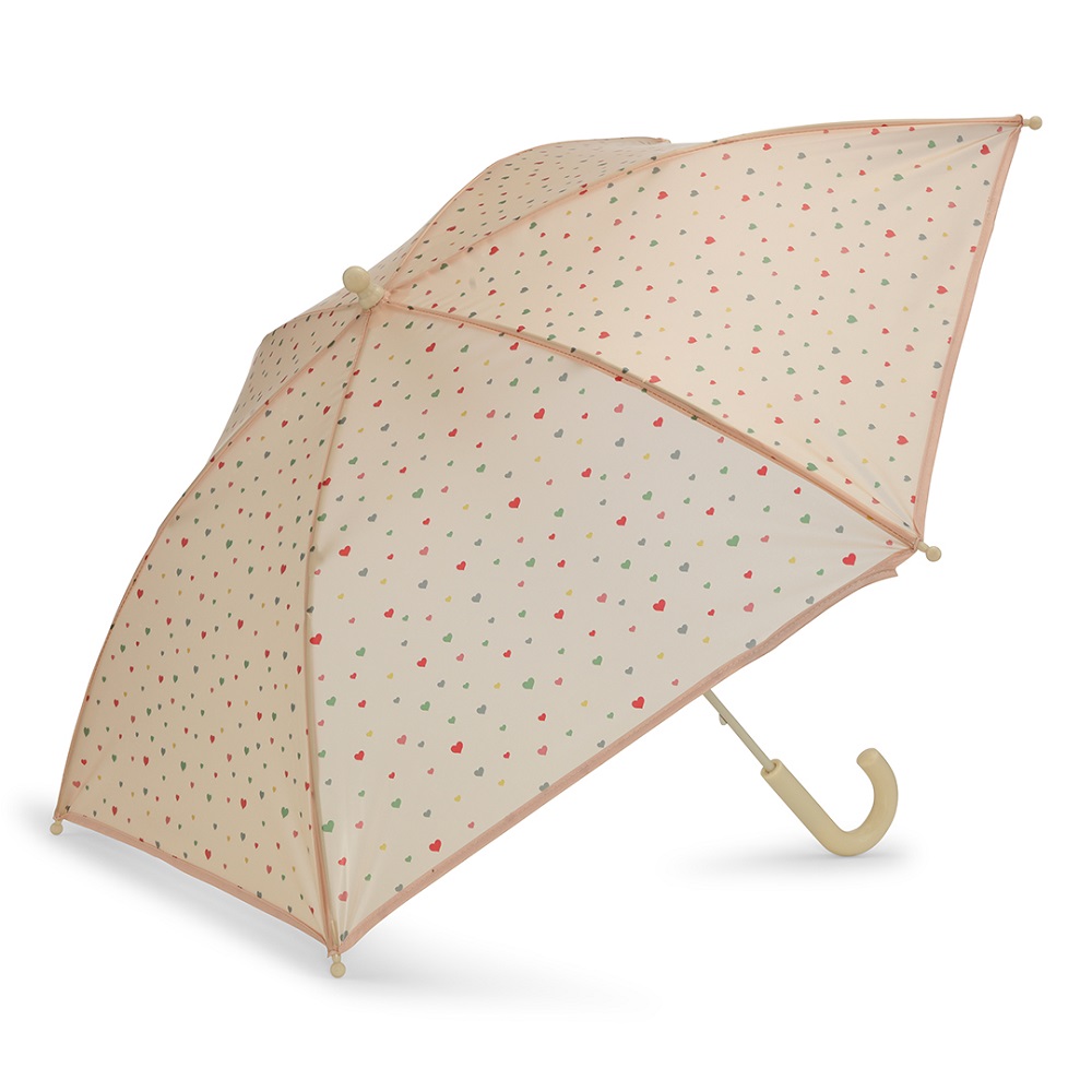 Regenschirm mit Herzen