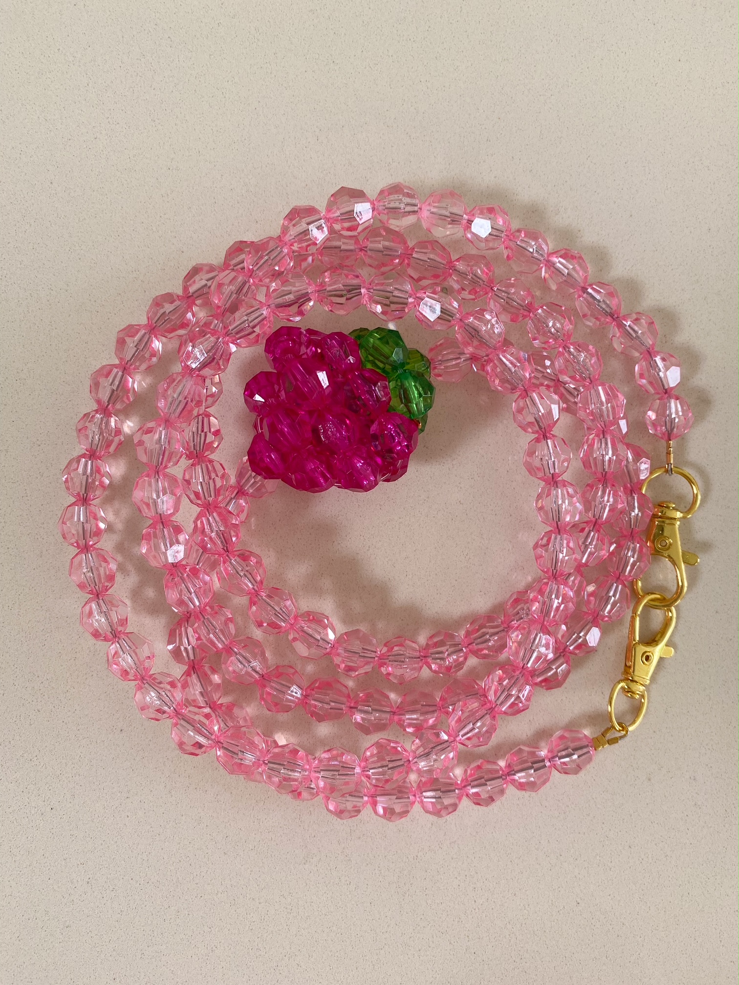 Handykette mit Himbeere