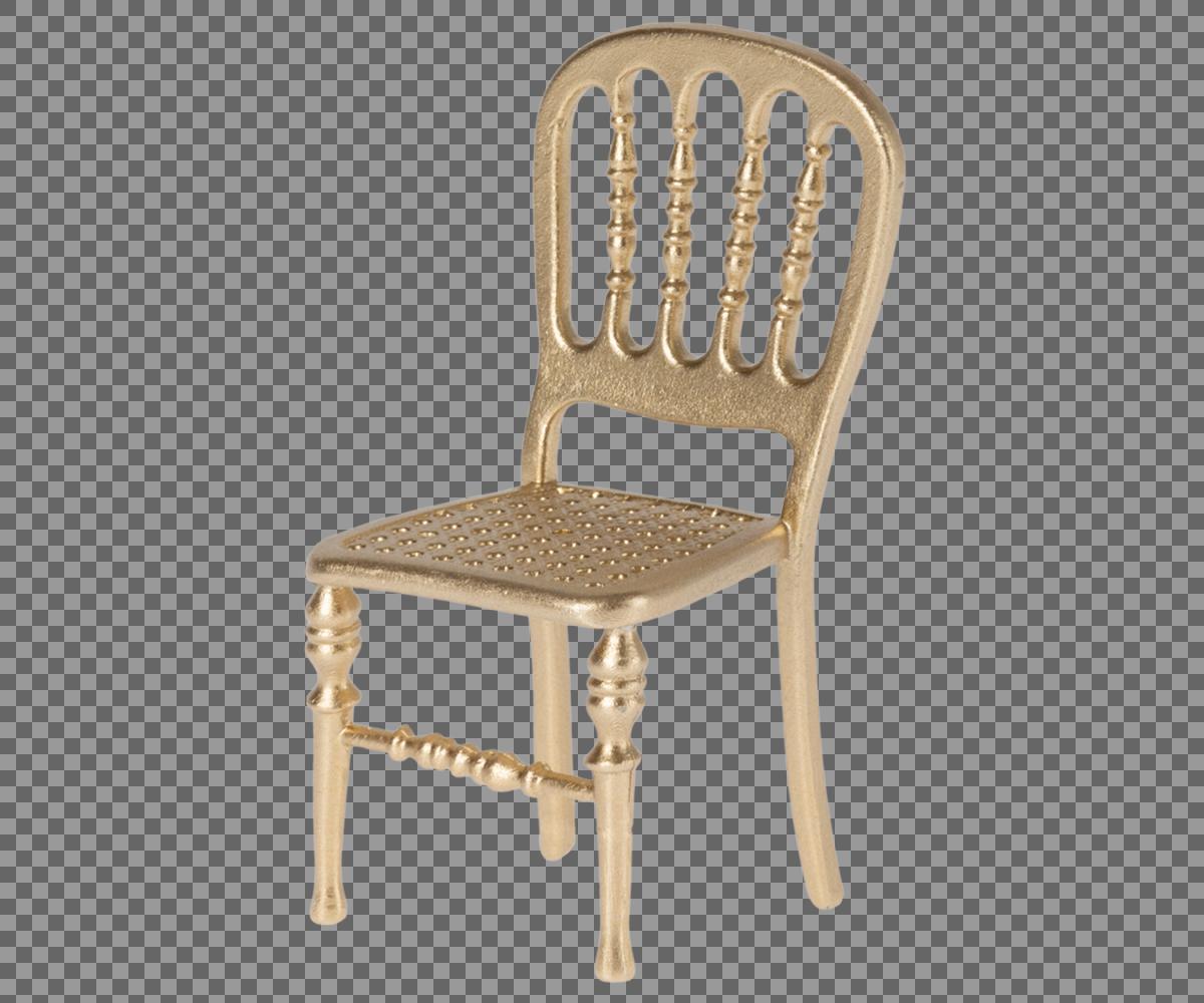 Stuhl Maus gold