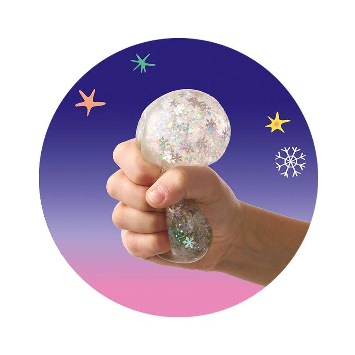 Glitter Squeeze Ball