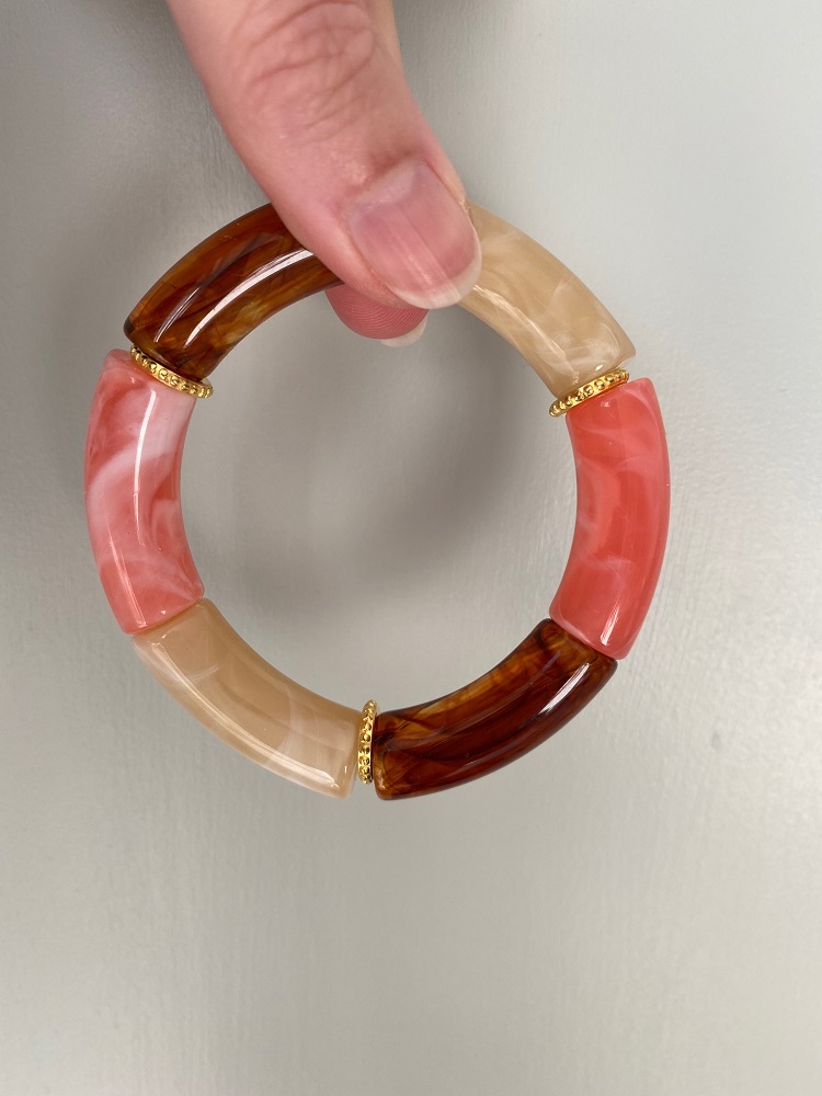 Armband Tube Perlen breit