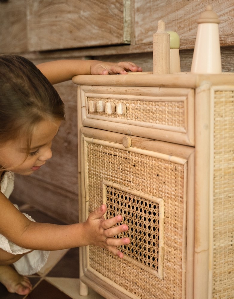 Küche für Kinder aus Bambus