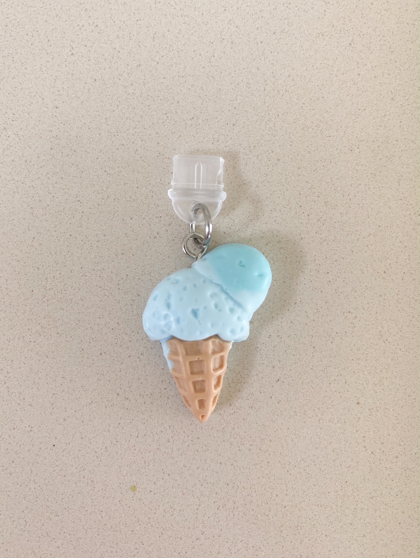 Android Anhänger Eis blau