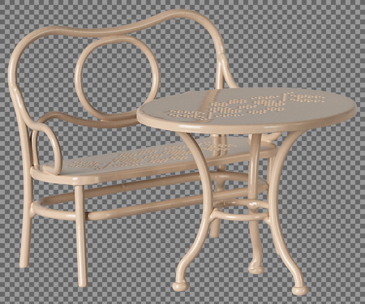Café Set Maus Groß blassrosa