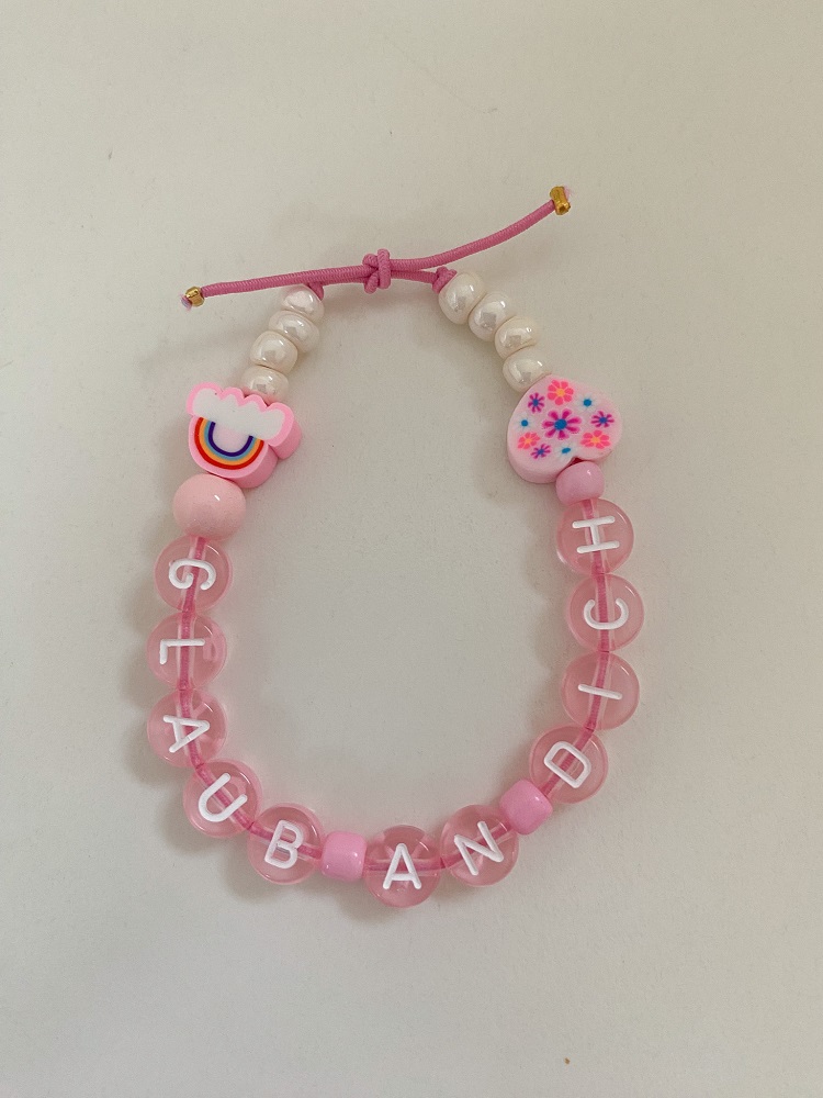 Armband Glaub an Dich rosa