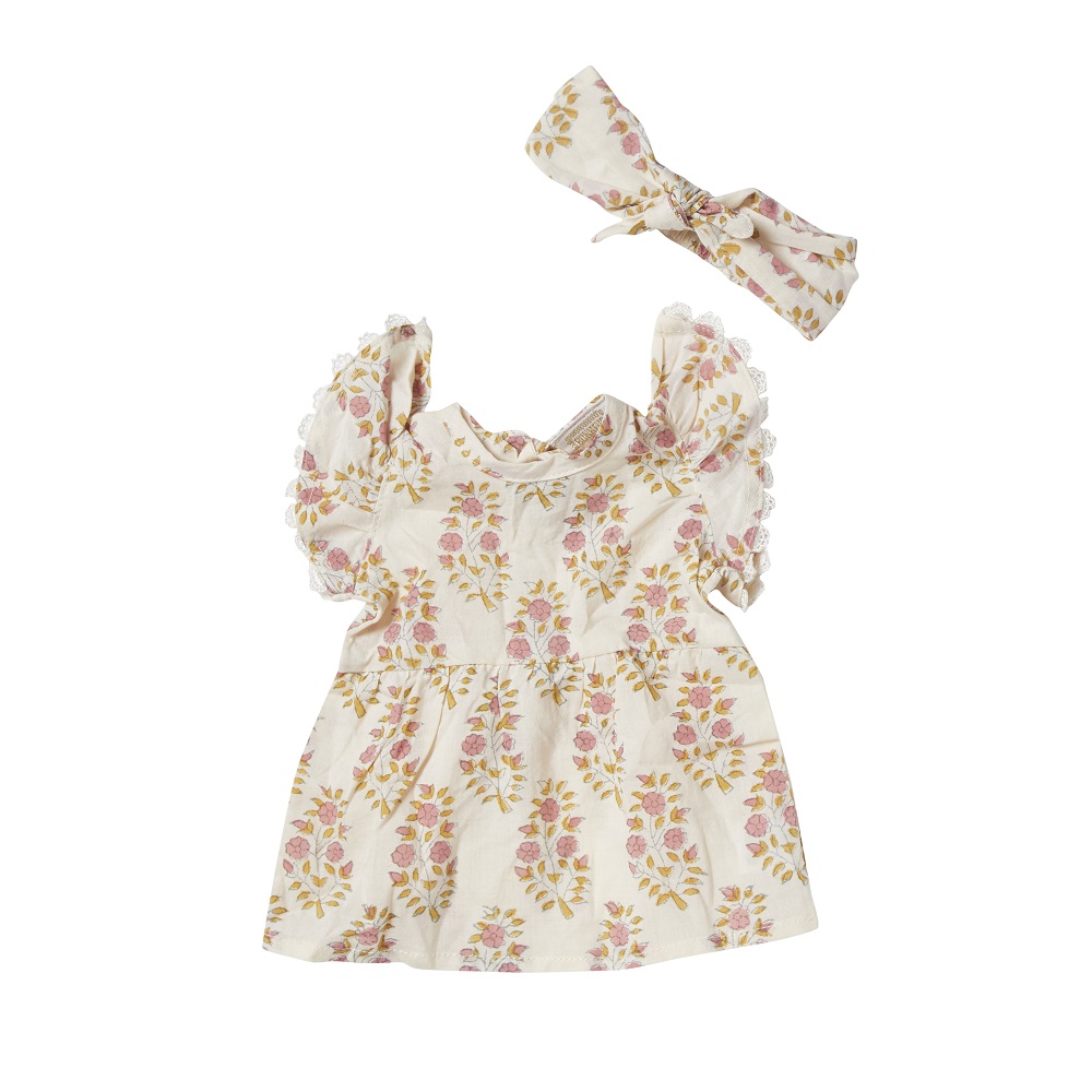 Kleid & Schleife primrose