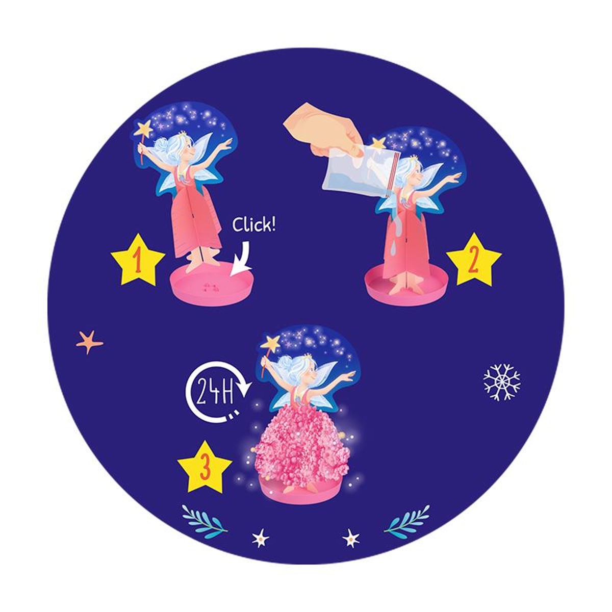 Crystal Growing Fee lila