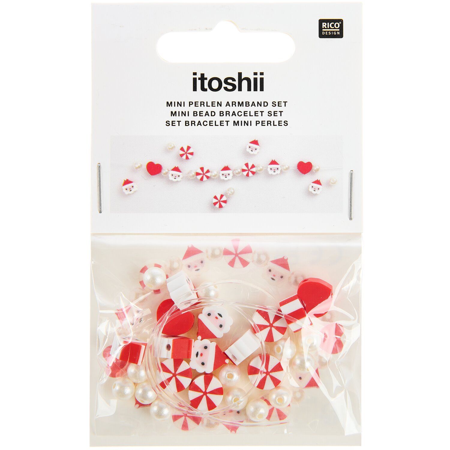 Perlen Armband Set Santa & Candy